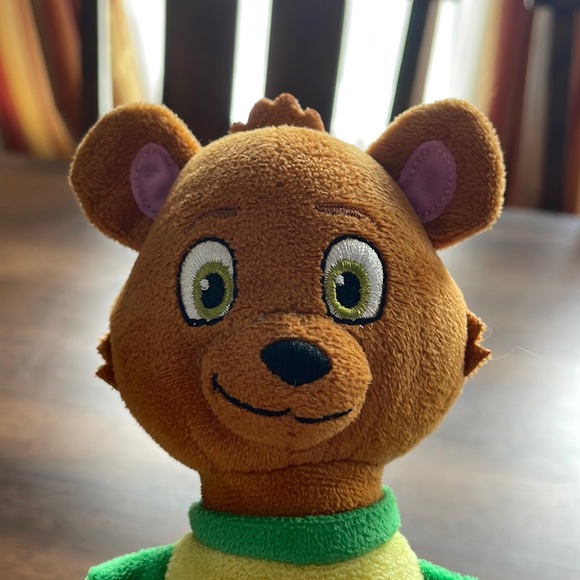 PLUSH LITTLE BEAR DISNEY GOLDILOCKS & LITTLE GREEN YELLOW BEAR GOLDIE & BEAR - Picture 2 of 4